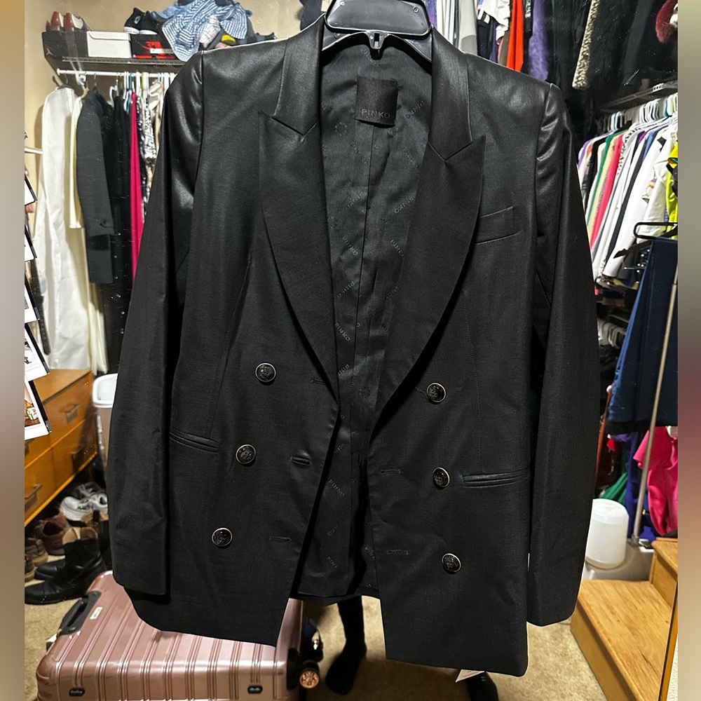 Pinko light wool blazer
